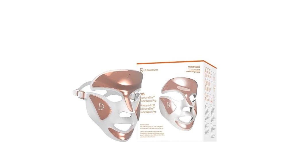 led facial therapy device