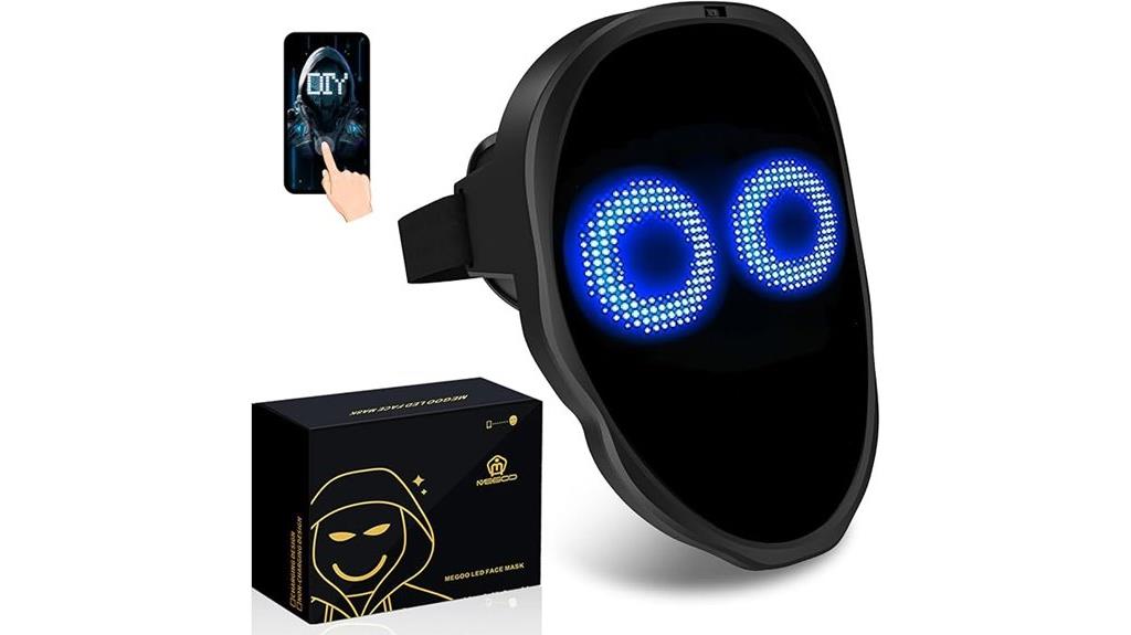 led mask with bluetooth