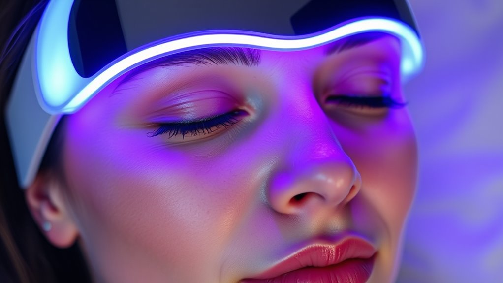 led masks improve eye appearance