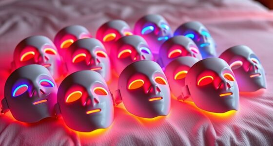 led masks with heat