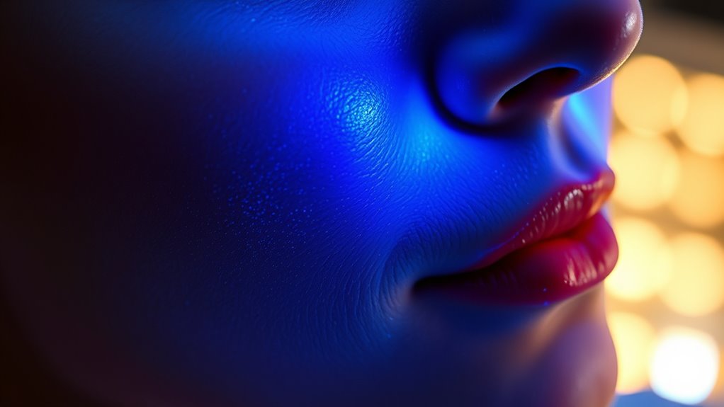 led promotes skin healing