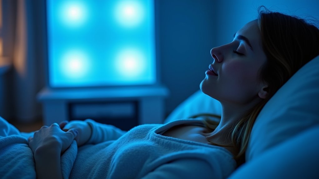 led therapy alleviates sad