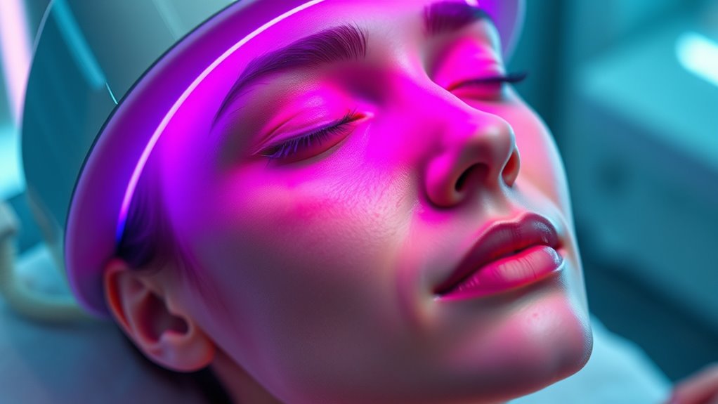 led therapy duration and results