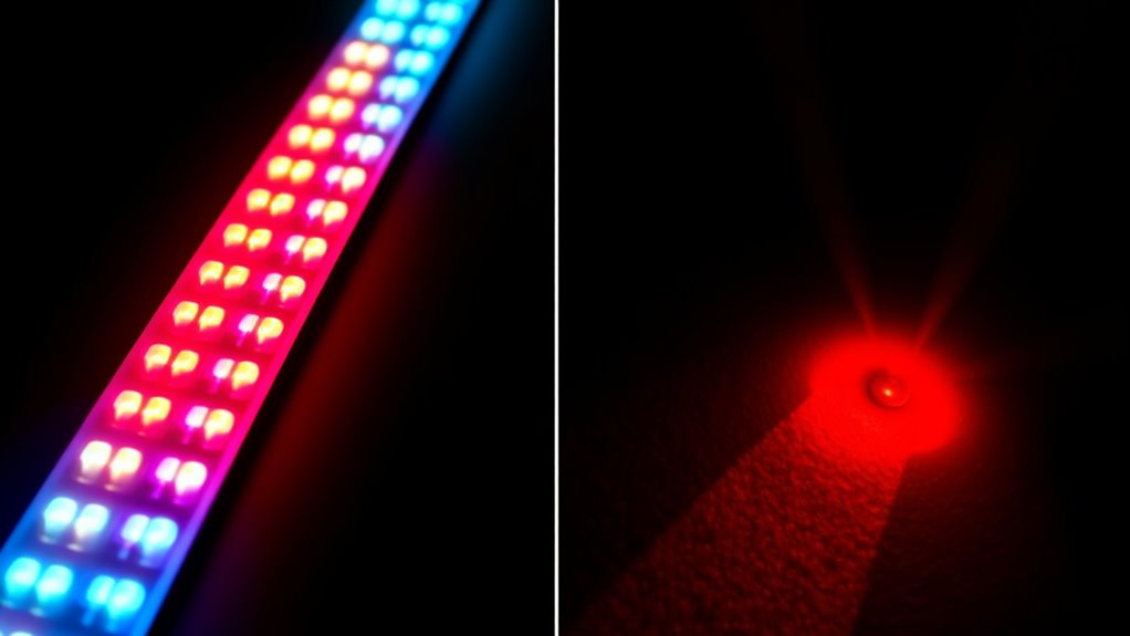 leds produce electroluminescent light