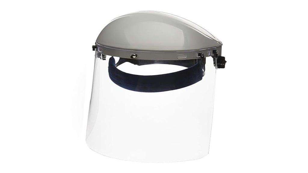 lightweight face shield with headgear