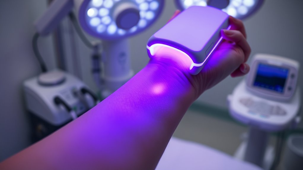 limitations of led scar therapy