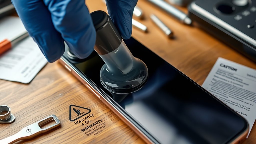 maintain device preserve warranty