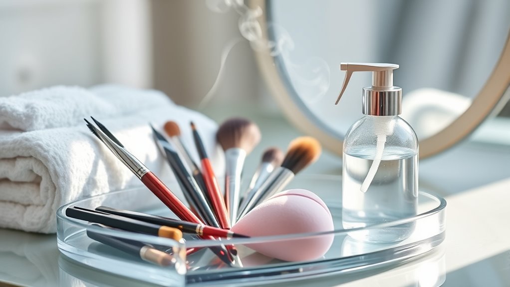 maintain hygienic beauty tools