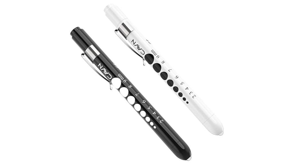 medical penlights with pupil gauge