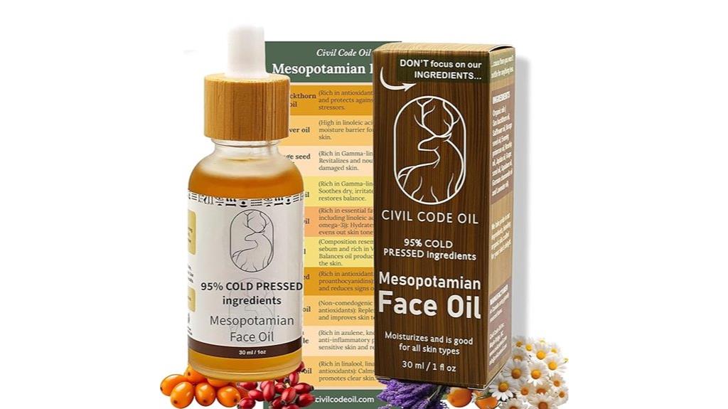 mesopotamian women s face oil