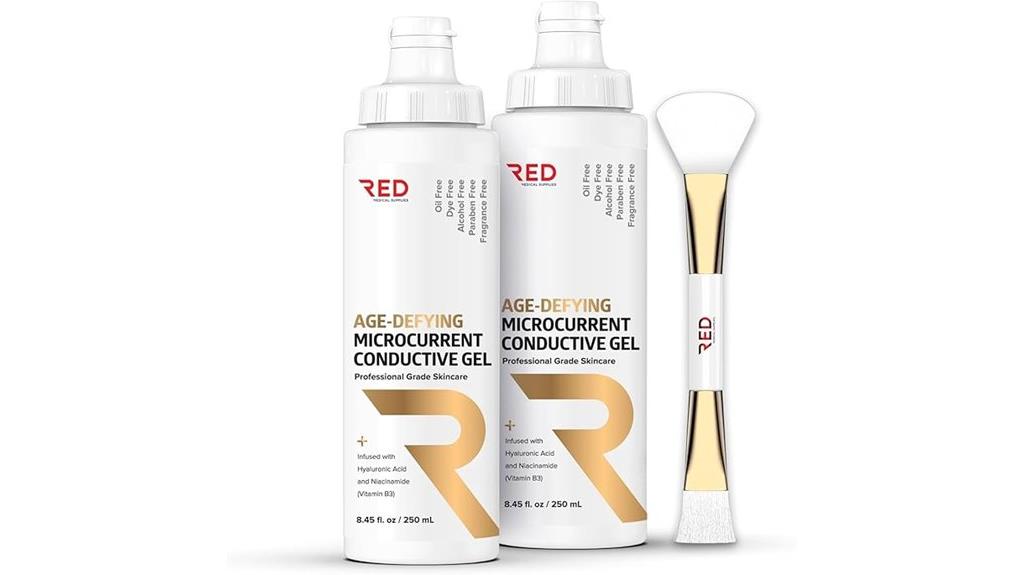 microcurrent gel with hyaluronic