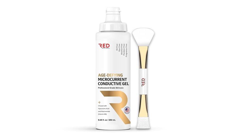 microcurrent gel with hyaluronic