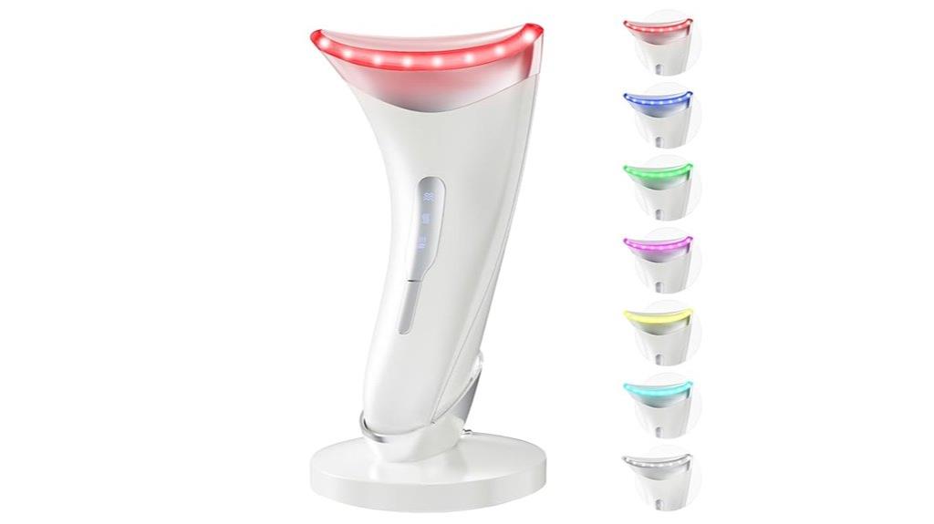 multicolor vibration facial massager