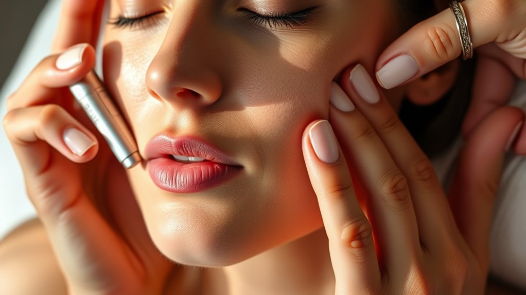 muscle activation enhances skin
