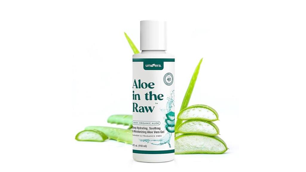 organic aloe vera gel