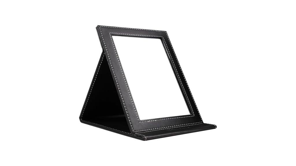 portable foldable travel mirror