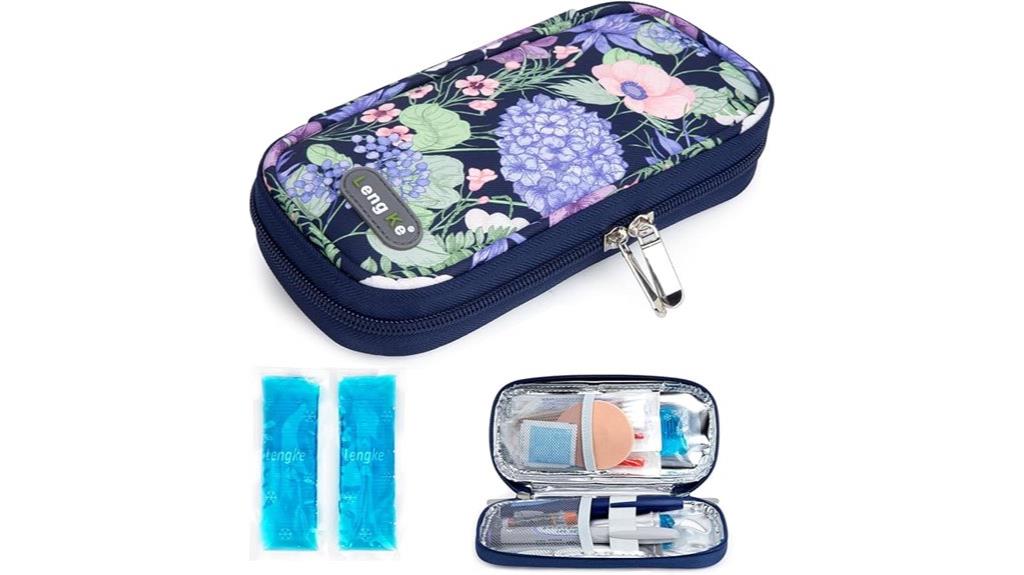 portable insulin cooler case