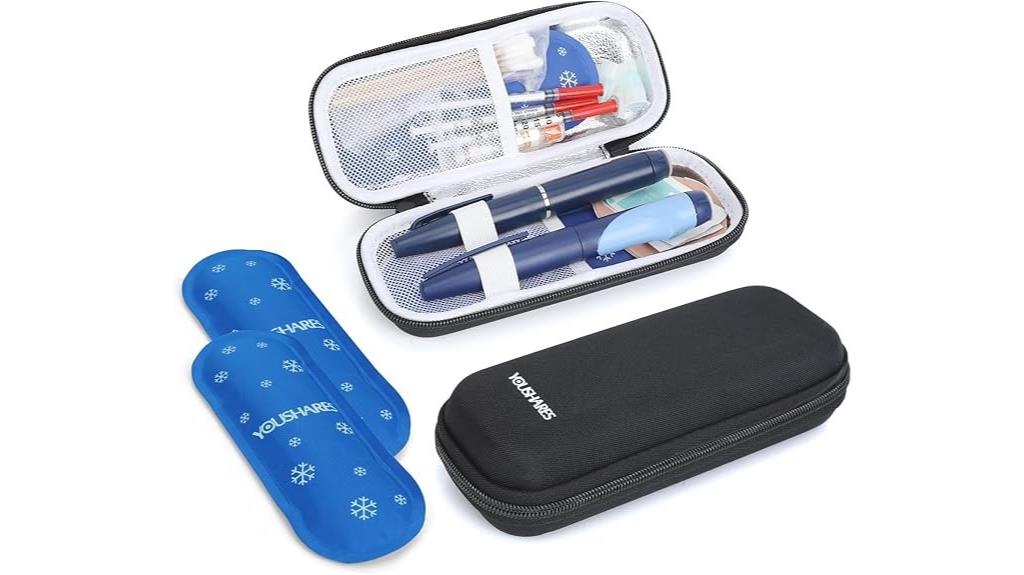 portable insulin travel cooler
