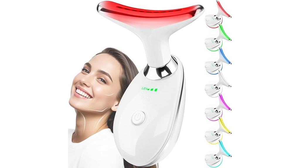 portable led skin massager
