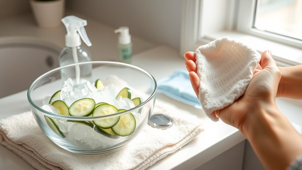 prepare skin workspace hygiene