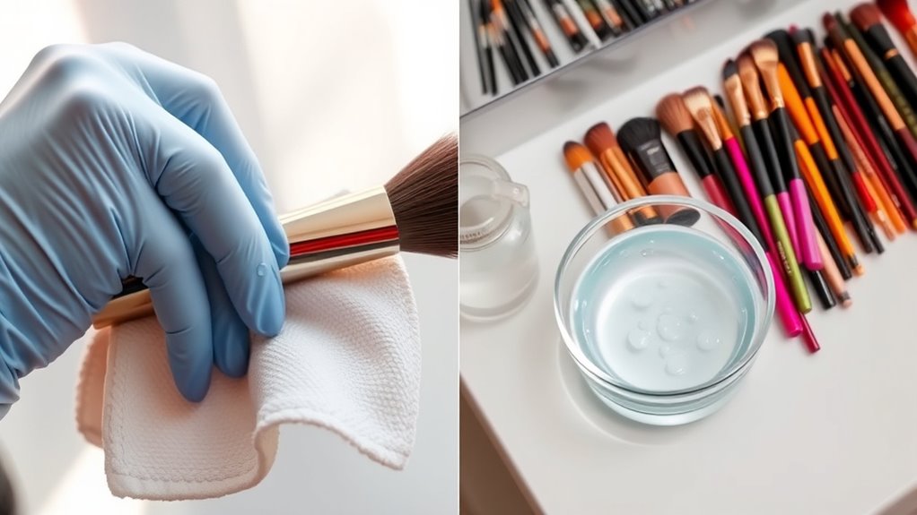 proper beauty tool cleaning