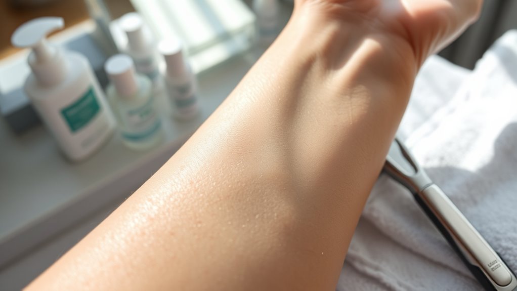 proper shaving technique adherence
