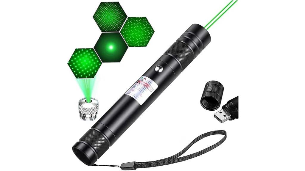 rechargeable green laser pen