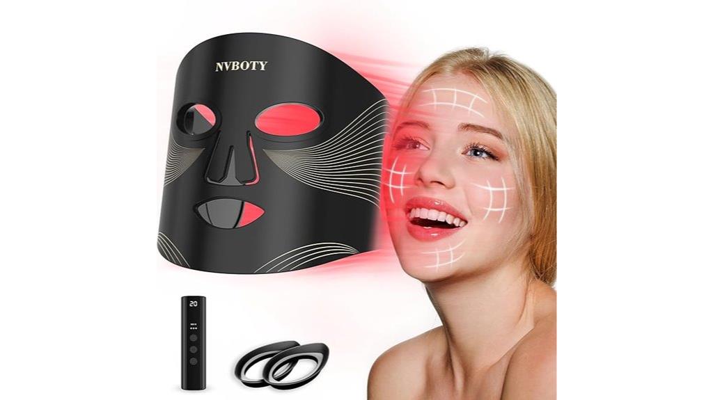 rechargeable led mask with modes