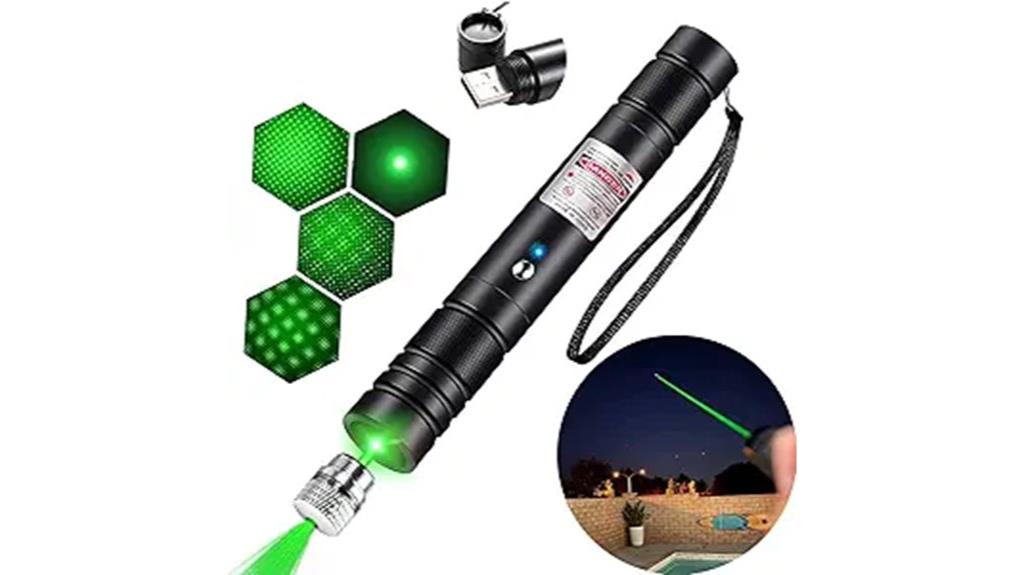 rechargeable long range laser