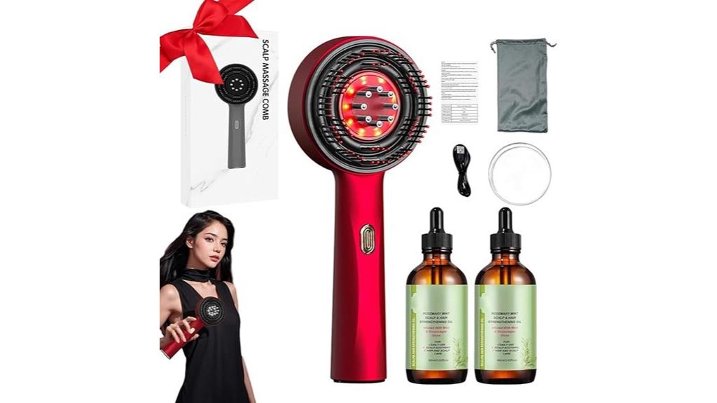 red hair scalp massager