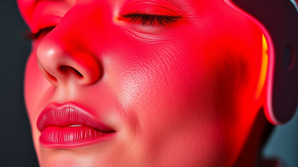 red light enhances skin regeneration