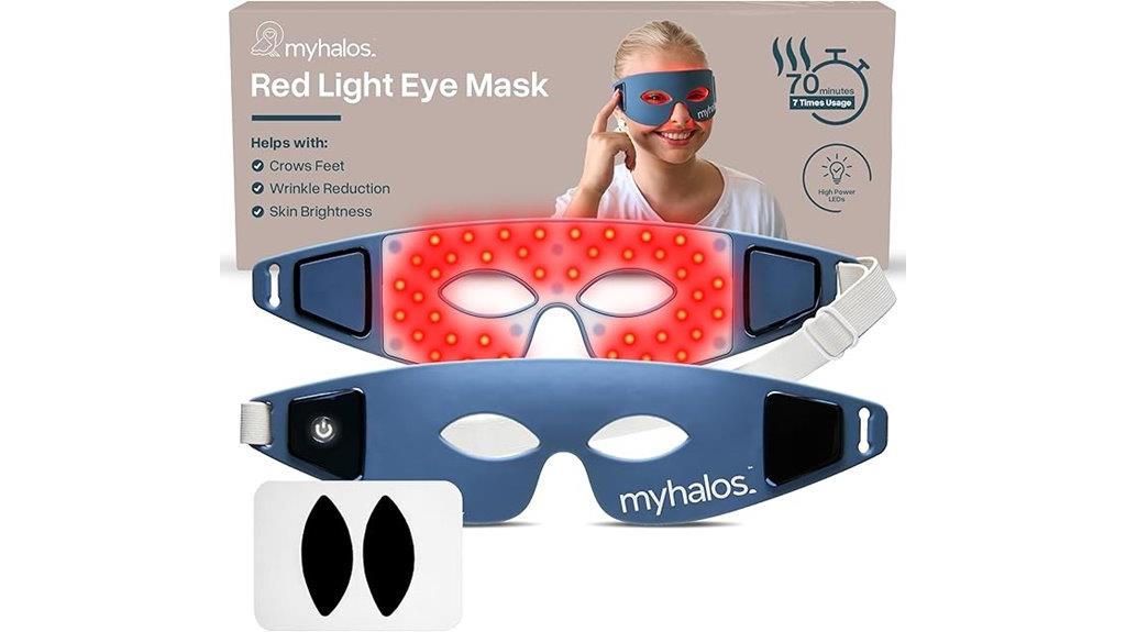 red light eye therapy mask
