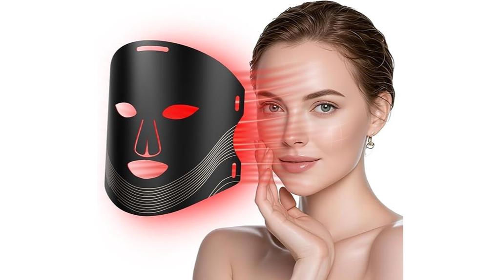 red light face mask