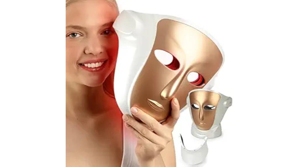red light facial mask