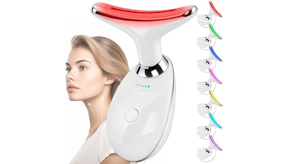 red light facial massager