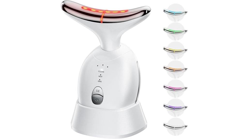 red light facial massager