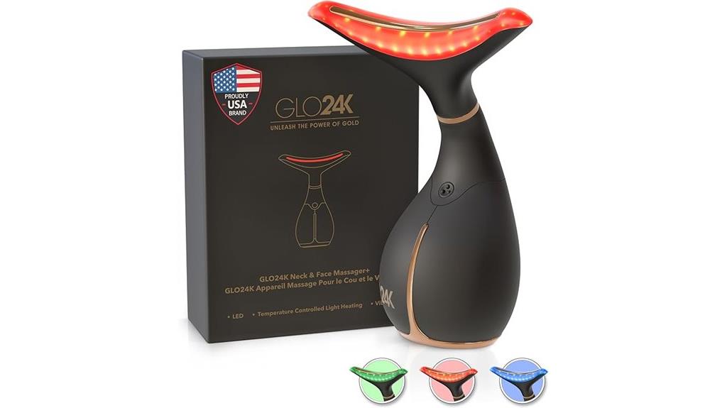 red light facial neck therapy
