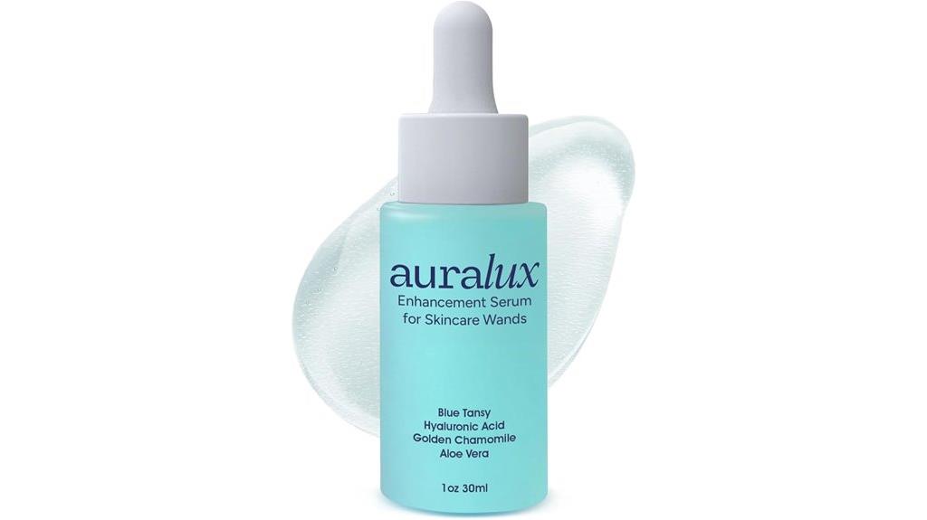 red light facial serum