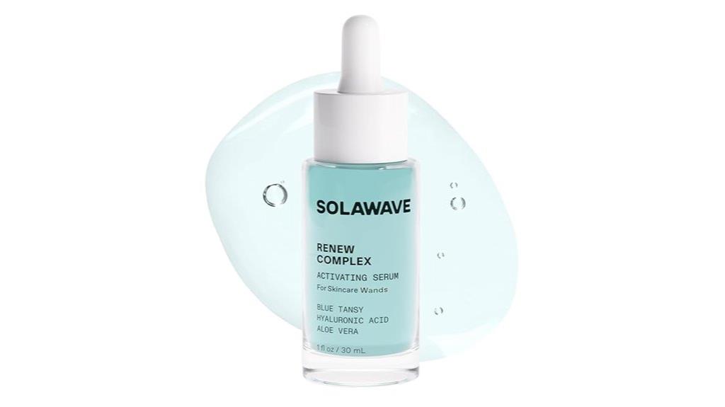 red light facial serum