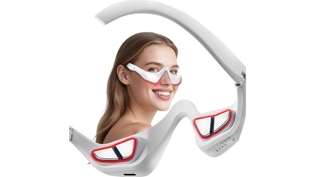 red light microcurrent eye device