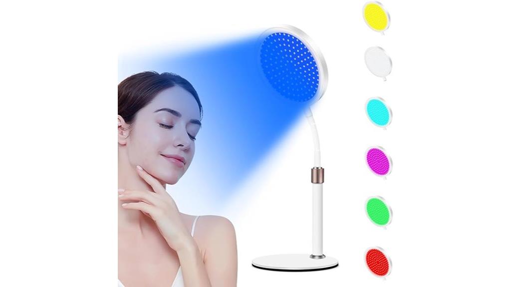 red light therapy lamp