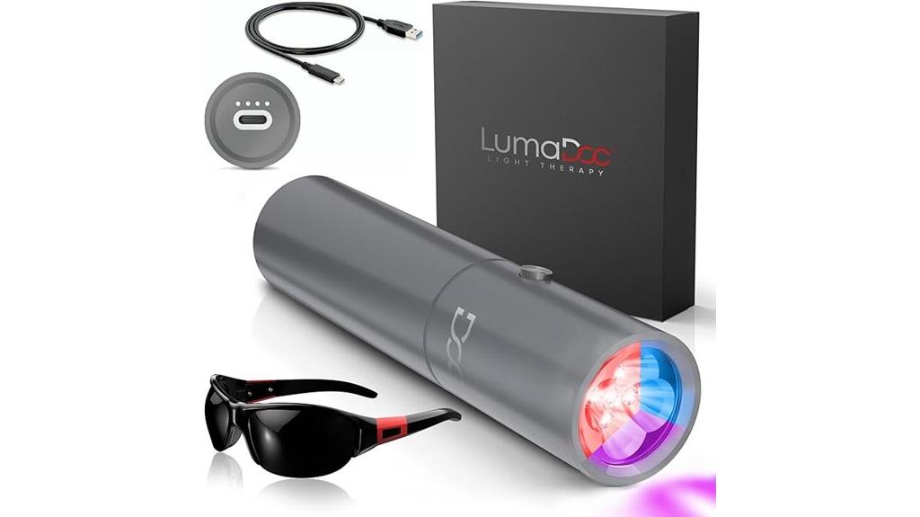 red light therapy torch