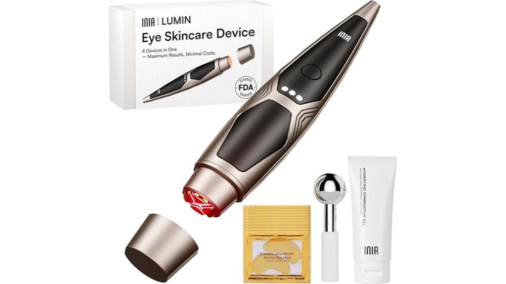 red light under eye therapy