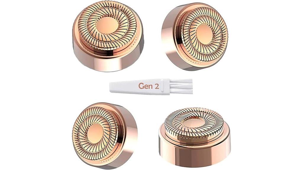 replacement heads for facial hair
