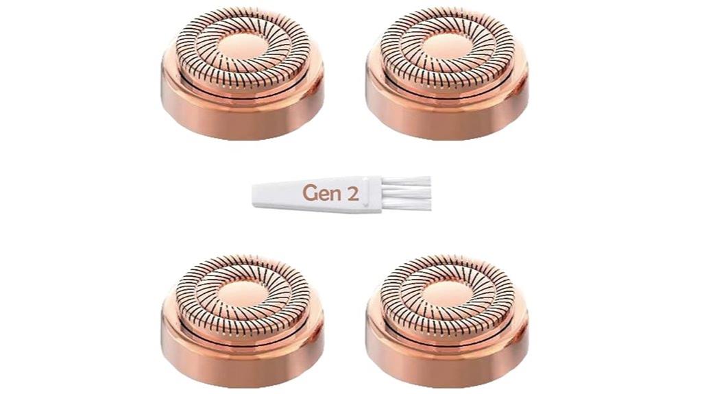 replacement heads for facial hair remover