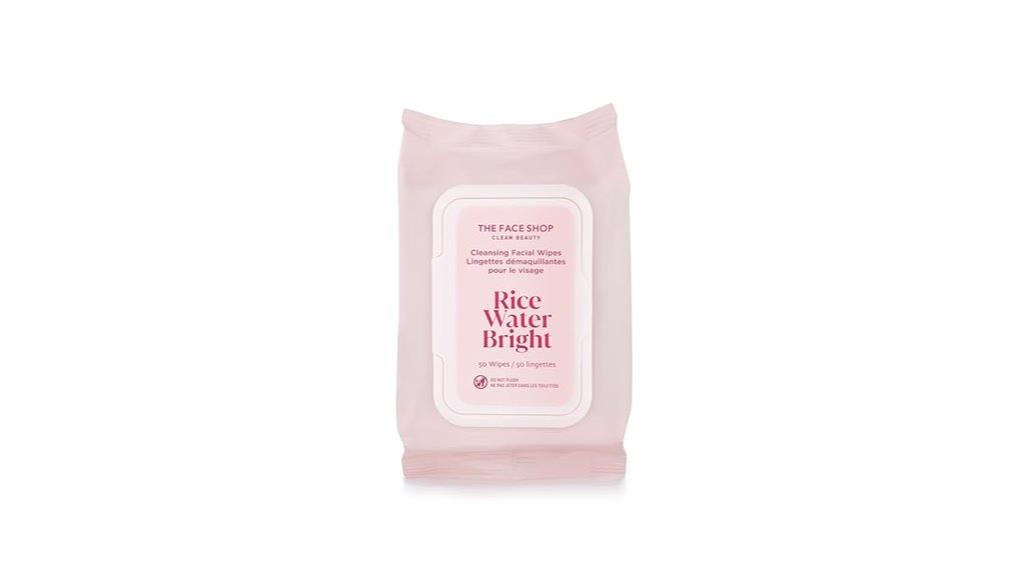 rice water bright wipes