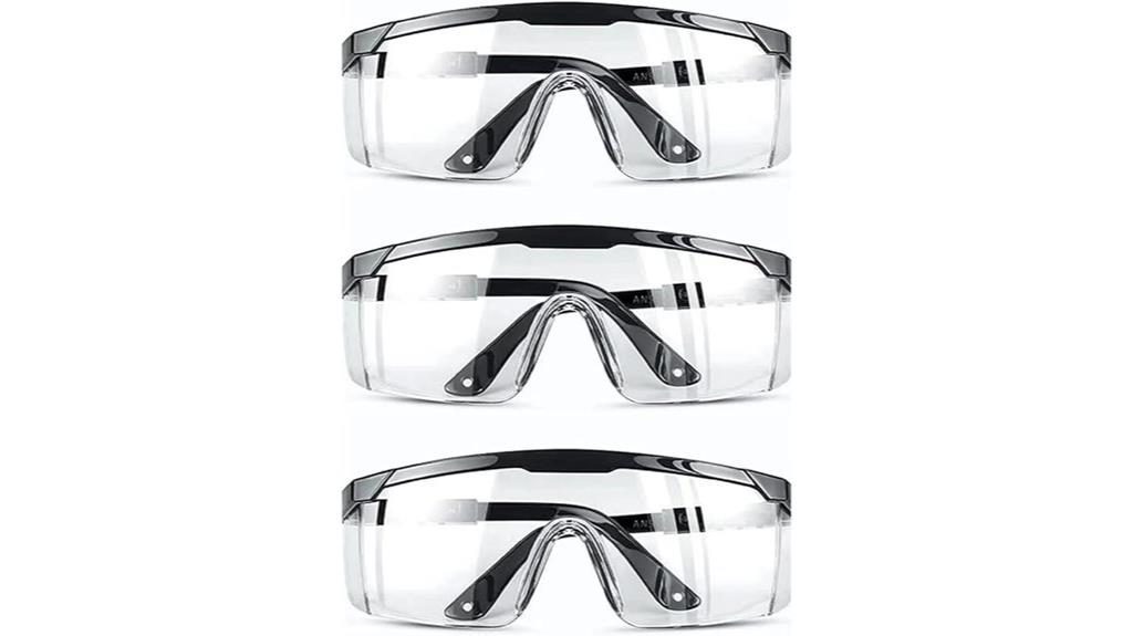 safety glasses with anti fog