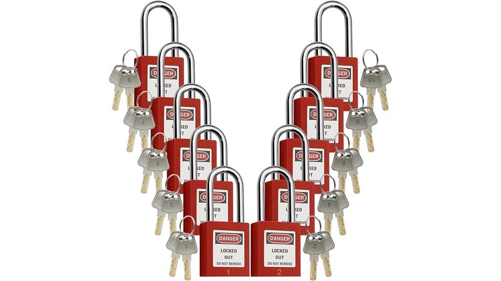 safety lockout padlocks