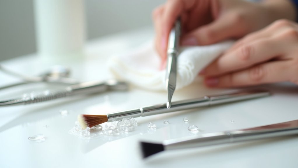 sanitize beauty tools properly