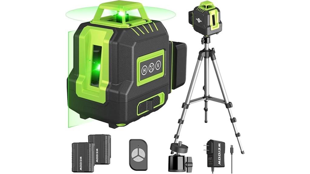 self leveling laser with tripod